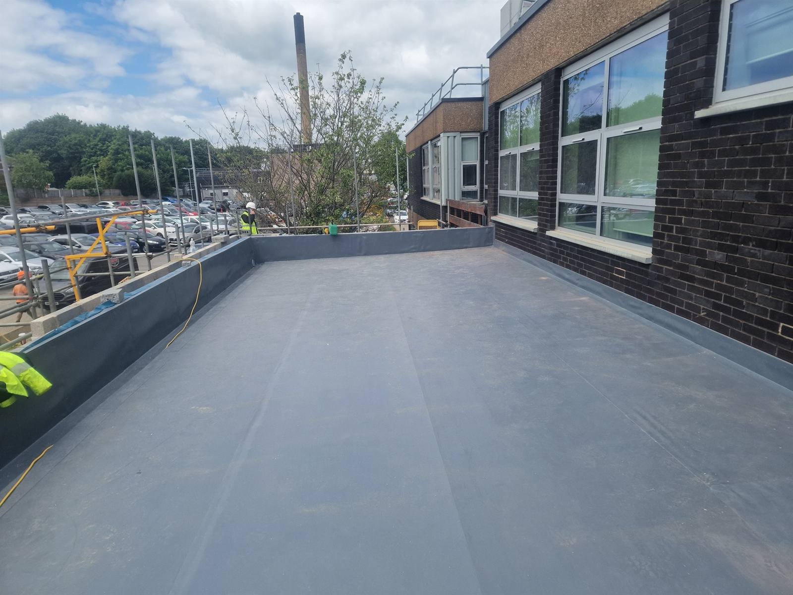 Commercial Flat Roofing project by JLH